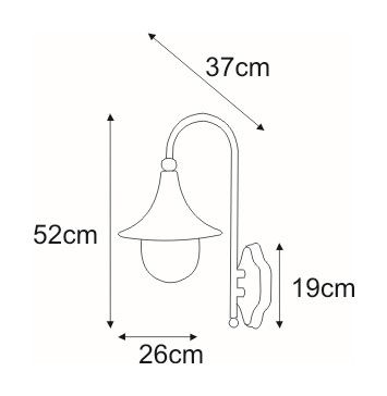 Kinkiet BOSTON Kaja K-8130 CZARNY 