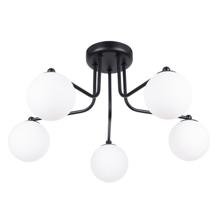 Sollux Lighting Żyrandol ASTRAL 5 czarny SL.1663