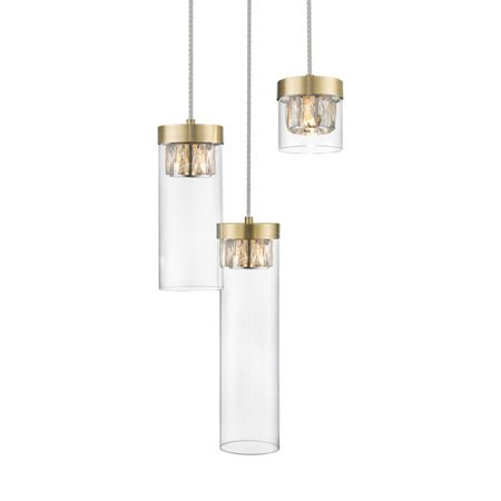 Lampa wisząca Zuma Line P0389-03D-0FD2 Gem