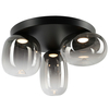 Milagro Lampa sufitowa VASO SMOKED 12W ML1412 CZARNY