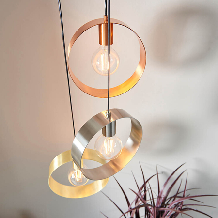 Endon Lighting Lampa wisząca 81922 mosiądz
