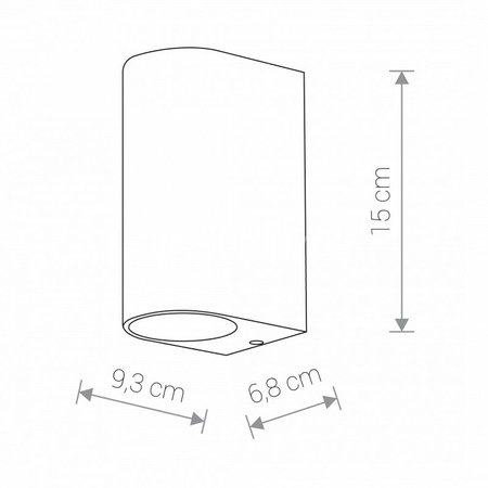 Lampa ARRIS II inox 9515 Nowodvorski Lighting
