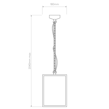 Lampa zewnętrzna wisząca Astro Homefield Pendant 240 1095010 Czarny z Teksturą