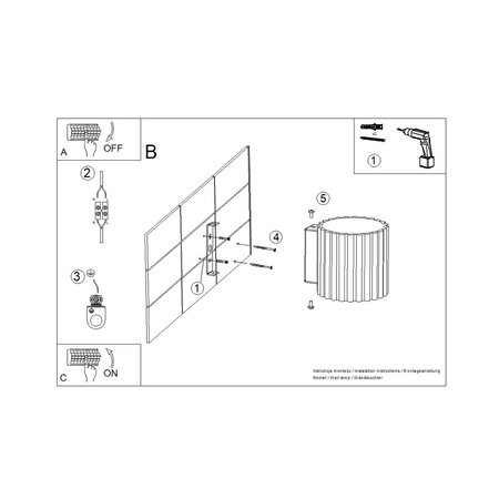 Sollux Lighting Kinkiet AURA burgund G9 SL.1821