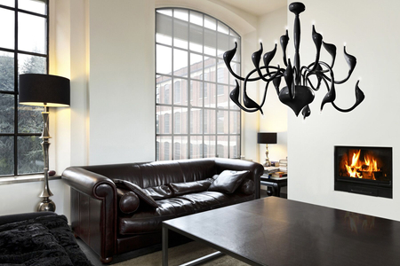 Lampa wisząca SNAKE BLACK Azzardo AZ1017 black