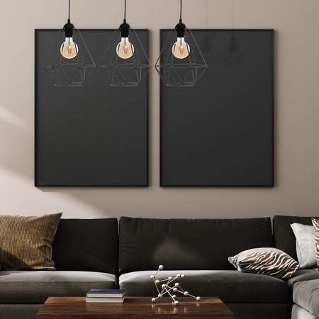 Milagro Lampa wisząca BASKET BLACK 3xE27 MLP7215 CZARNY