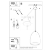Sollux Lighting Lampa wisząca ceramiczna BUKANO SL.0842