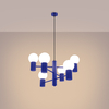 Sollux Lighting Żyrandol HALO 6 ultramaryna SL.1835