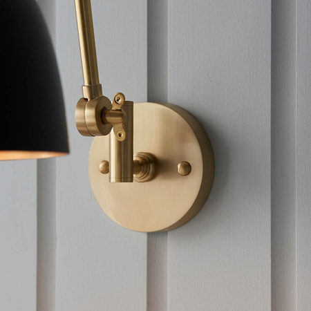 Kinkiet Endon Lighting Lehal 93142 mosiądz