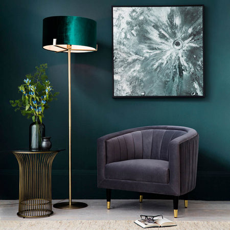 Endon Lighting Lampa podłogowa 95838 mosiądz