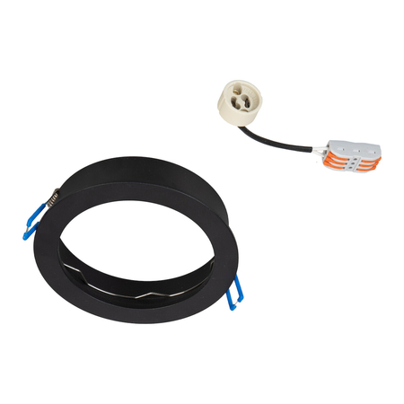 Milagro Oprawa podtynkowa Redondo Czarny 1xAR111 GU10 ML1076 CZARNY