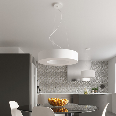 Sollux Lighting Żyrandol SATURNO SLIM 70 biały SL.0753