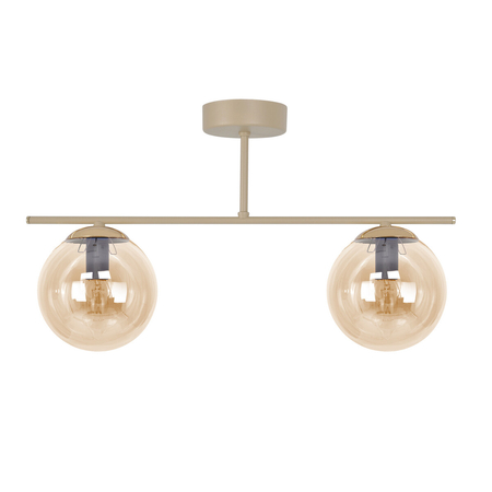 Lampa sufitowa Kaja FELIX K-5781 bursztynowy, beż