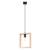 Sollux Lighting Lampa wisząca ARIES naturalne drewno SL.1310