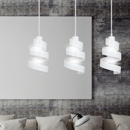 Lampa wisząca SAGA 3 WHITE Emibig 351/3 biały