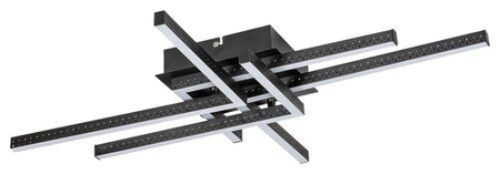 Lampa sufitowa Rabalux Casimir 5268 czarny matowy