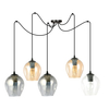 Lampa wisząca LEVEL 5 BL MIX Emibig 759/5 czarny/złoty