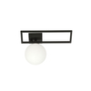 Lampa sufitowa IMAGO 1D BLACK/OPAL Emibig 1130/1D biały/czarny