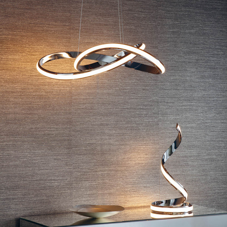 Lampa stołowa Endon Lighting Aria 76412 chrom