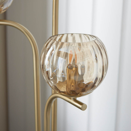 Endon Lighting Lampa podłogowa 91974 mosiądz