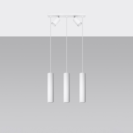 Sollux Lighting Lampa wisząca RING 3 biały SL.1098