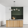 Lampa wisząca GRAVITY 6 Emibig 1237/6 czarny/złoty