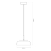Milagro Lampa wisząca VETRO CLEAR 6W ML1044 TRANSPARENT