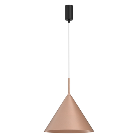 Milagro Lampa wisząca CAPITAL ROSE GOLD Ø32cm 1xGX53 MLP0960 MIEDZIANY + CZARNY
