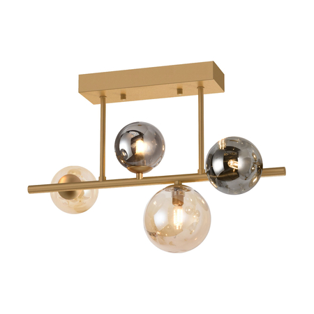 Lampa sufitowa VILLA Zuma Line MX5918-4-EGN złoty