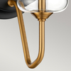 Kinkiet Elstead Lighting Armand czarny/mosiądz DL-ARMAND1-AB