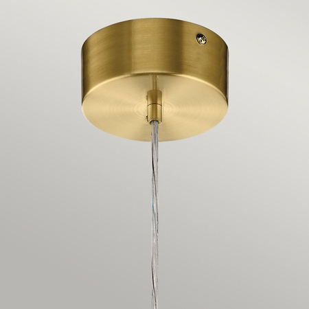Mała lampa wisząca LED Moonlit - Szampańskie złoto Quintiesse QN-MOONLIT-P-CG