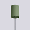 Sollux Lighting Lampa wisząca HALO 1 zielona oliwka SL.1724