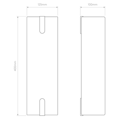 Kinkiet Astro Elba 400 Wall 1469001 Biały