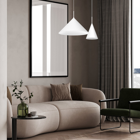 Milagro Lampa wisząca Capital Biały Ø17cm 1xGX53 MLP0965 BIAŁY