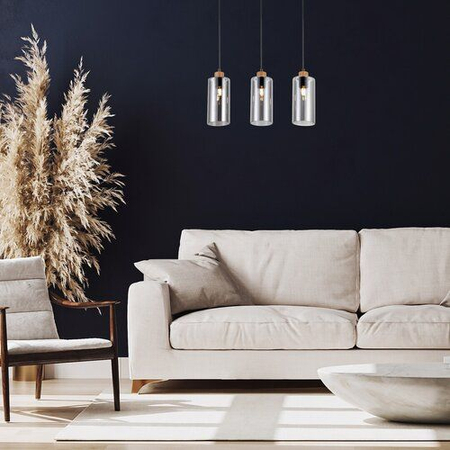 Lampa wisząca Rabalux Tanno 72123 dąb