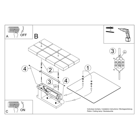 Sollux Lighting Plafon LAPPO naturlane drewno SL.1095