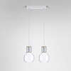 Lampa wisząca AQForm Modern Glass Barrel GU10 x 2 Biały Struktura