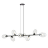 Lampa wisząca PANDORA 8 Emibig 1262/8 czarny