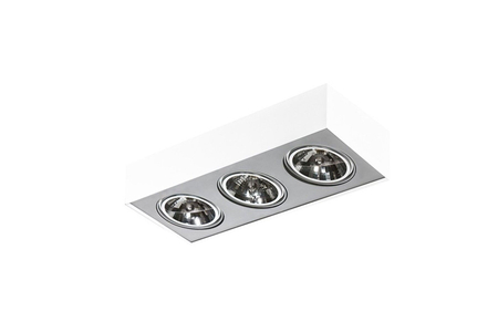 Lampa sufitowa PAULO 3 12V WHITE/ALUMINIUM Azzardo AZ1263 biały