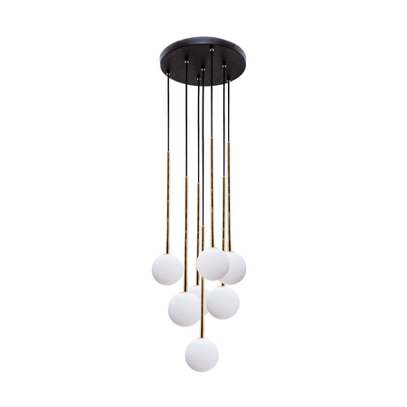 Lampa wisząca Zuma Line Ali 5642 biały/czarny
