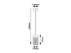 Lampa wisząca Rabalux Callum 72043 buk