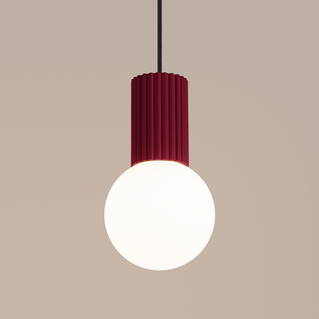 Sollux Lighting Lampa wisząca HALO 1 burgund SL.1749