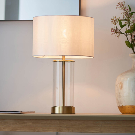 Lampa stołowa Endon Lighting Lessina 98810 mosiądz