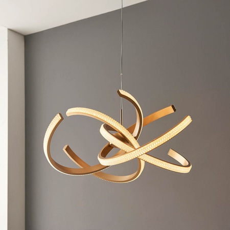 Endon Lighting Lampa wisząca 97614 złoty