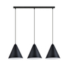 Lampa wisząca REBEL 3 Emibig 1270/3 biały/czarny