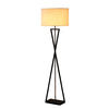 Lampa podłogowa Abigali Sand Glass biała