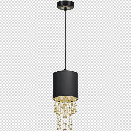 Milagro Lampa wisząca ALMERIA BLACK/GOLD 1xE27 MLP6439 CZARNY / ZŁOTY