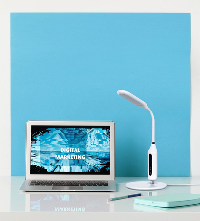 Lampa biurkowa MIDA Kaja K-BL1072 BIAŁY 