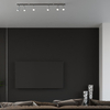 Sollux Lighting Plafon RING 6L czarny SL.0334