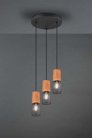 Lampa wisząca Trio 304330332 czarny
